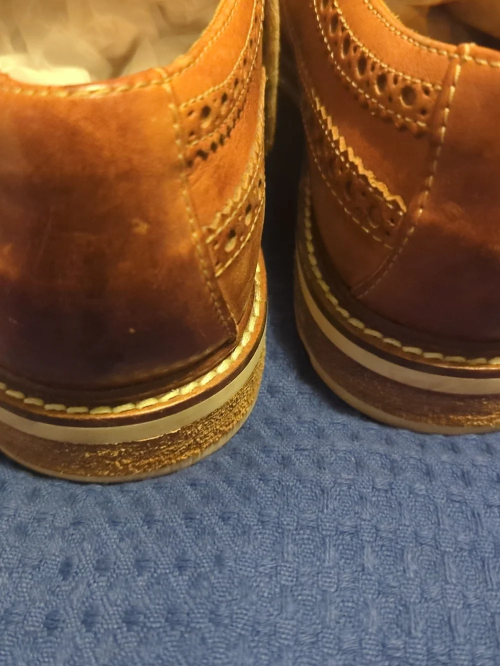 Sperry Men's Brown Gold Cup Leather Wingtip Derby Oxfords